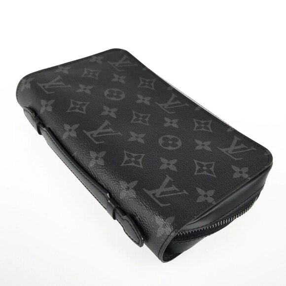 LOUIS VUITTON Monogram Eclipse Zippy XL M61698 Long wallet Round zipper - Picture 5 of 16